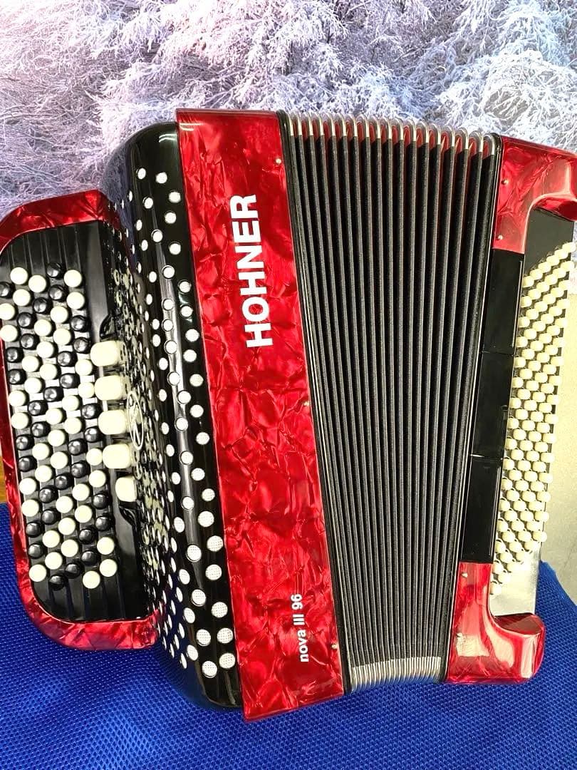Hohner nova III 96 アコーディオンクロマチック新品現行販売C調