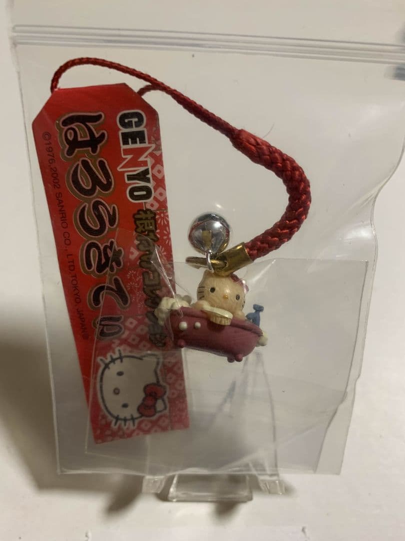 ダ*ド様 ハローキティ根付け GENYO バスタブキティちゃん 2002年製
