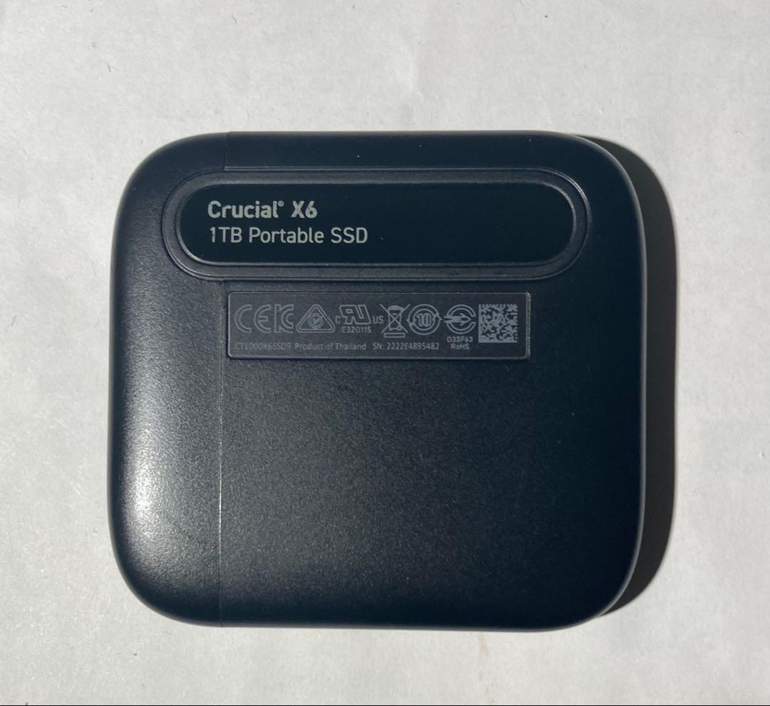 クルーシャル（Crucial）X6 1TB 外付けSSD Amazon | Crucial X6 外付け SSD 1TB 【PS5/PS4 動作確認済み】 USB