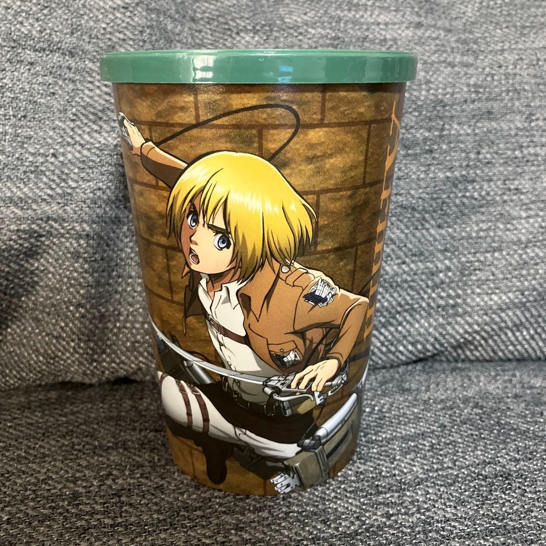 進撃の巨人 ドリンクカップ ホルダー アルミン タンブラー ユニバ USJ
