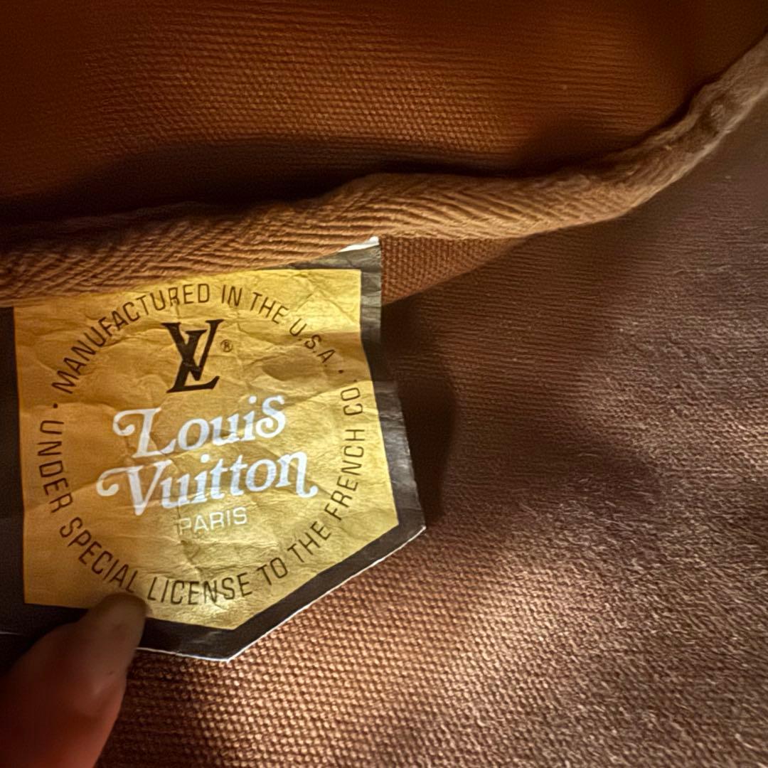 ルイヴィトン キーポル 55 ヴィンテージ 北米製 紙タグUSA限定 希少