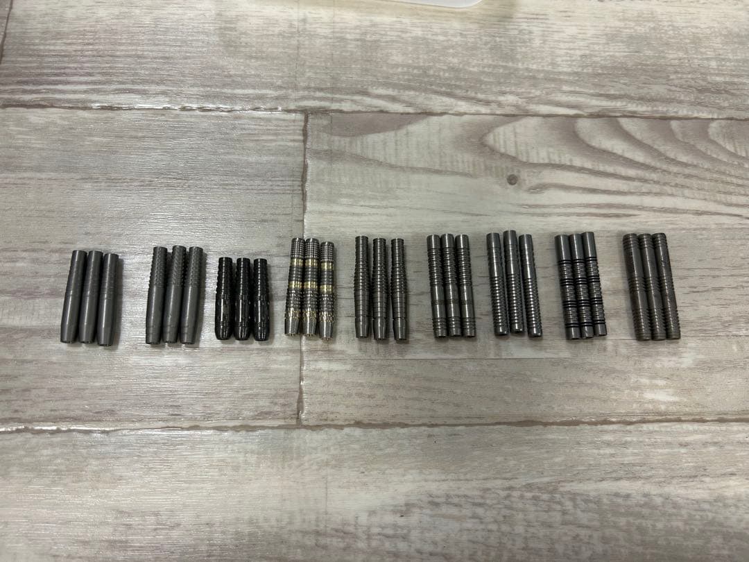 ダーツバレルまとめ売り 9種 ダーツ バレル トリニダード エックス ノーウッド タッカー