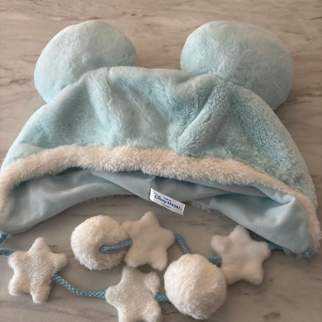 ディズニー ファンキャップ 星 パステル ピンク 水色 ミッキー ミニー