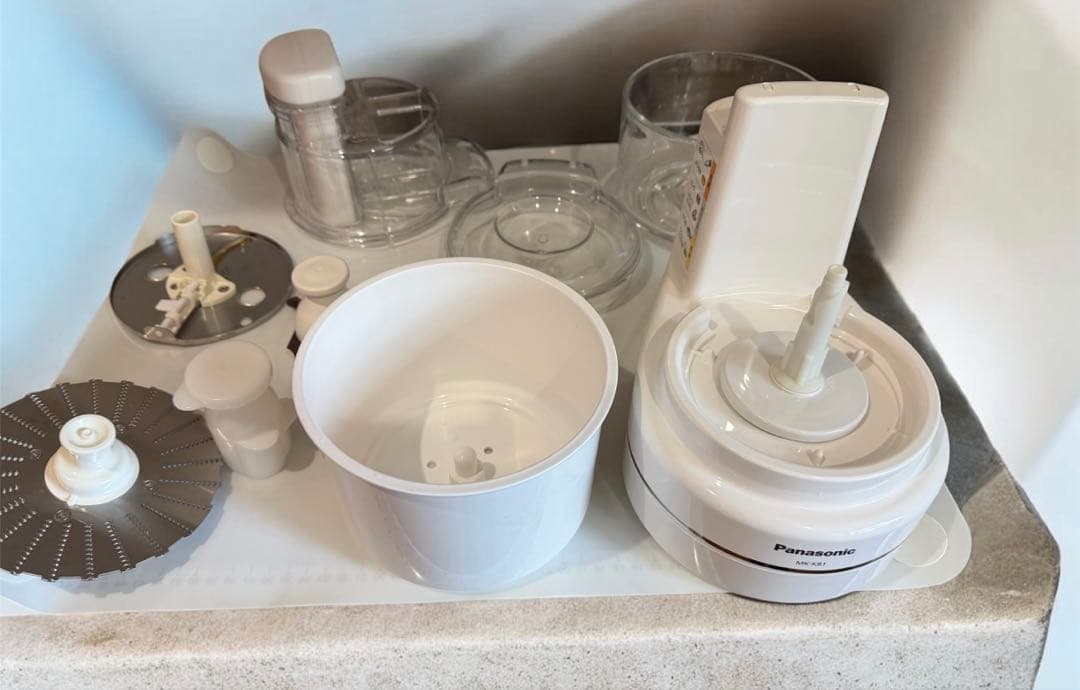 【美品】Panasonic フードプロセッサー MK-K81ホワイト【値引き可】