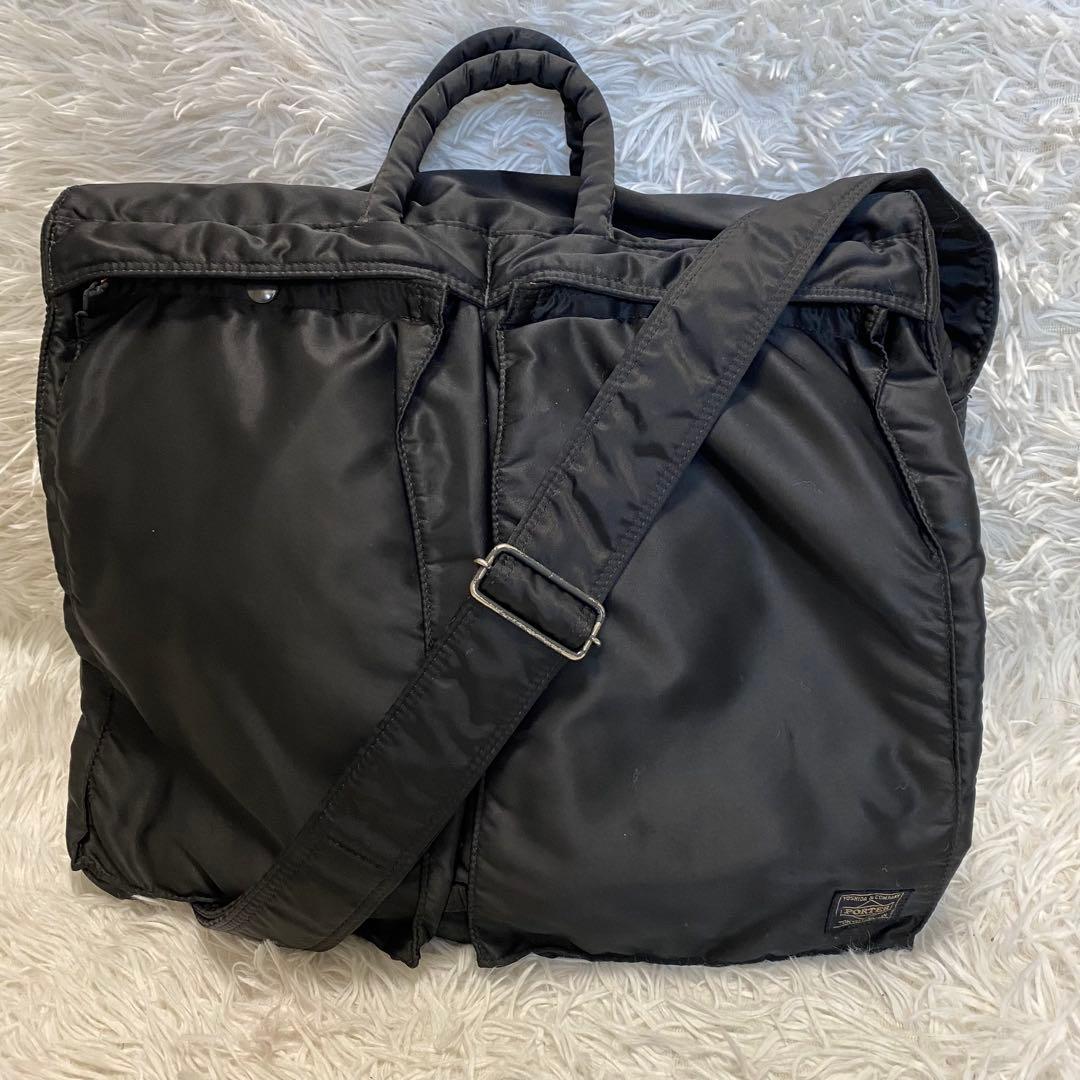 【希少・人気】POTER TANKER 2Wayバッグ ビジネスバッグ ブラック