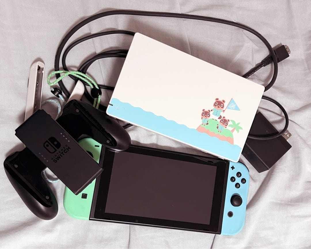 Switch本体 あつ森 マイニンテンドーストア、「あつ森」デザインのSwitchドックとJoy-Con