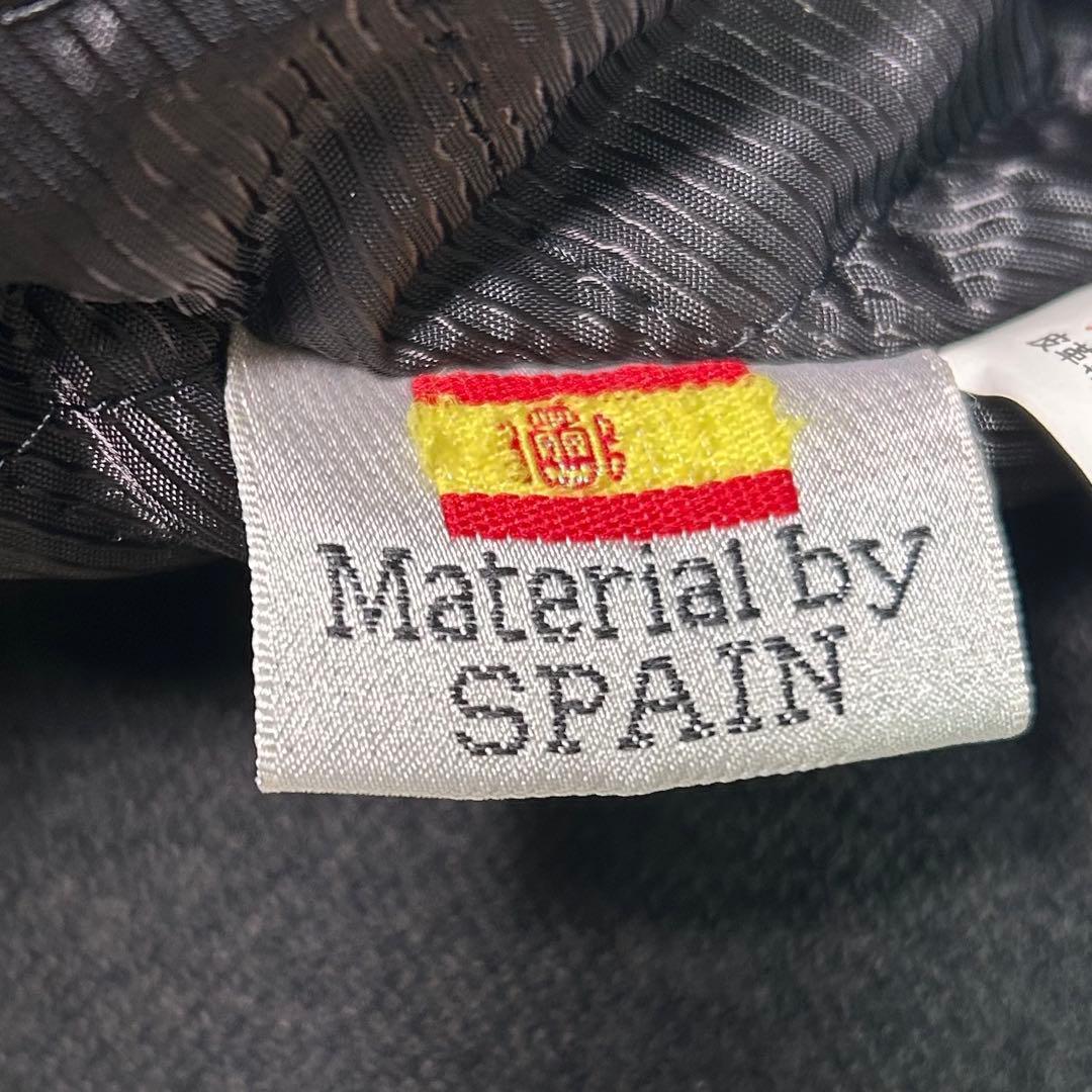 美品 高級 スペインレザー カーコート ボア襟 羊革 黒 光沢 XL - メルカリ