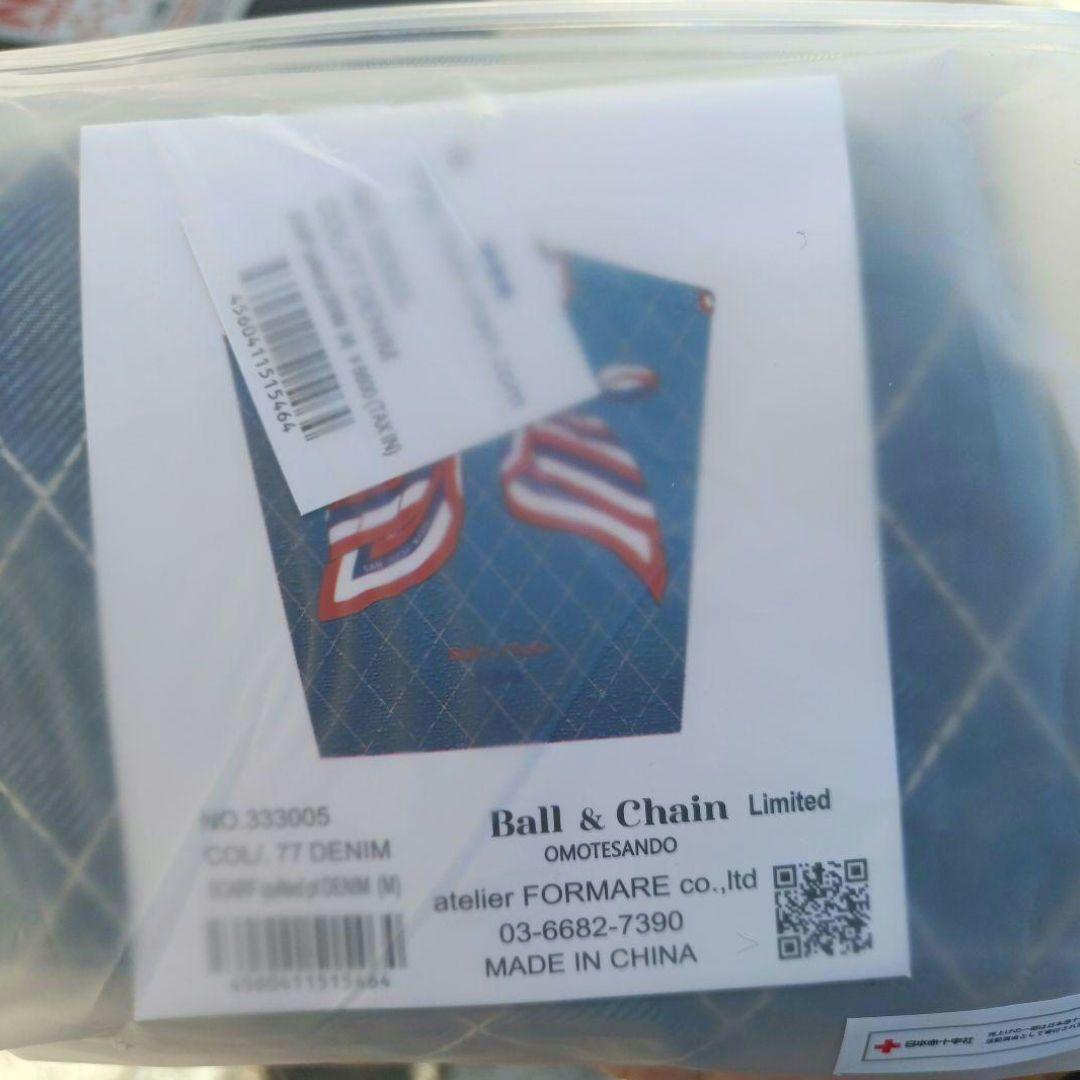 新品未開封 Ball&Chainボールアンドチェーンデニム風 表参道店限定 L