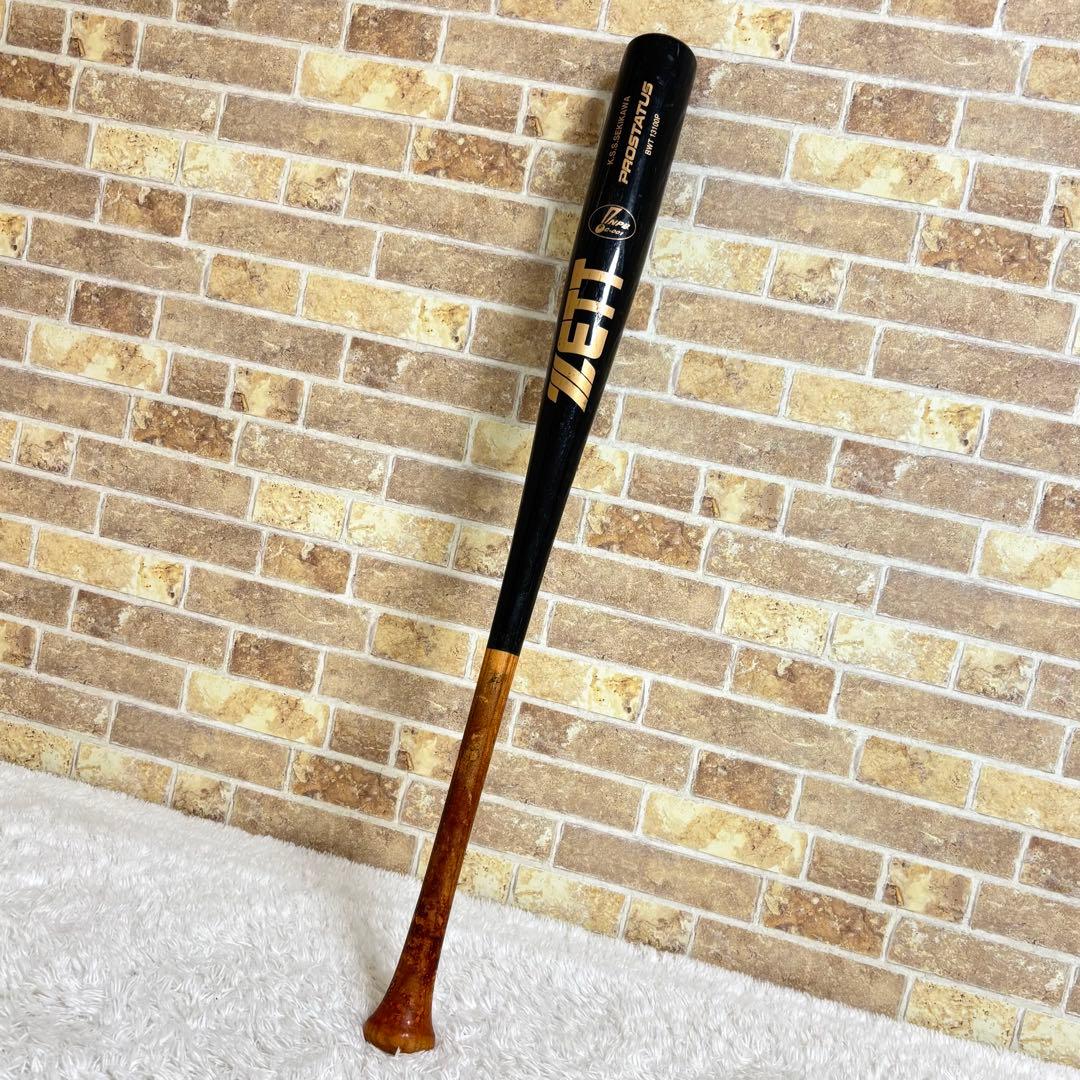 【希少】 ゼット 硬式 木製バット NPB 関川浩一 楽天 85cm