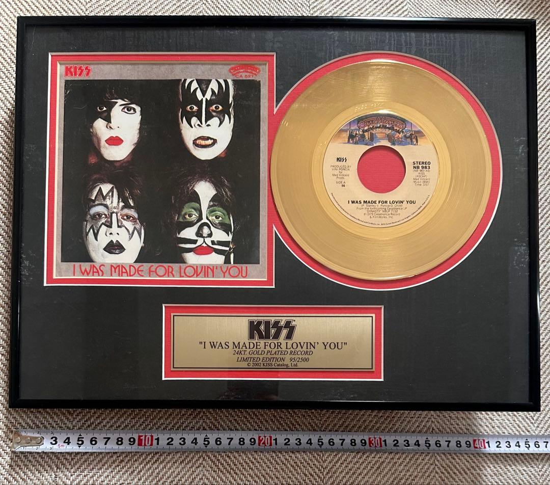 KISS I Was Made For Lovin You ゴールドプレート KISS 'I WAS MADE FOR LOVIN' YOU' 24 KT. GOLD PLATED RECORD | eBay