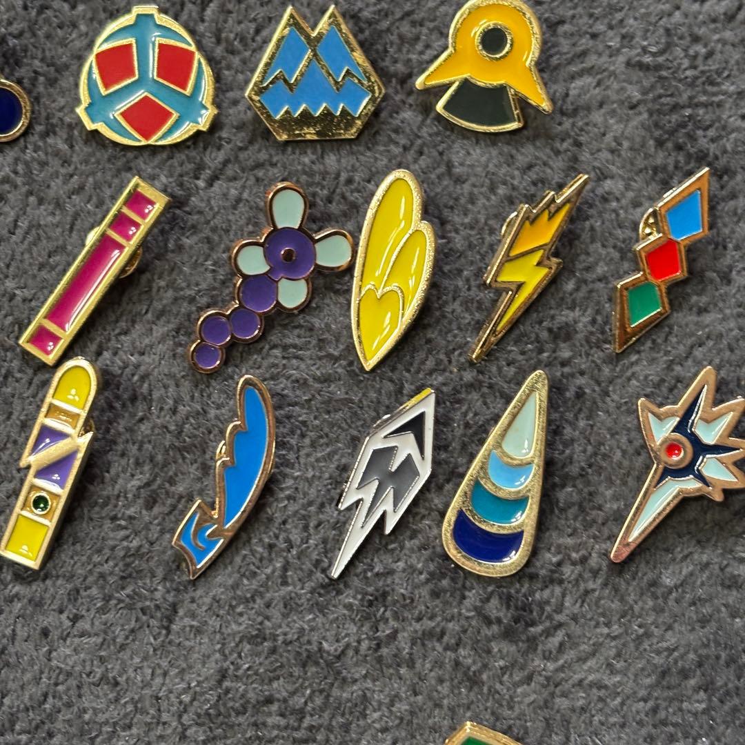 ポケモン ジムバッジ カントー地方〜カロス地方 58個セット - メルカリ