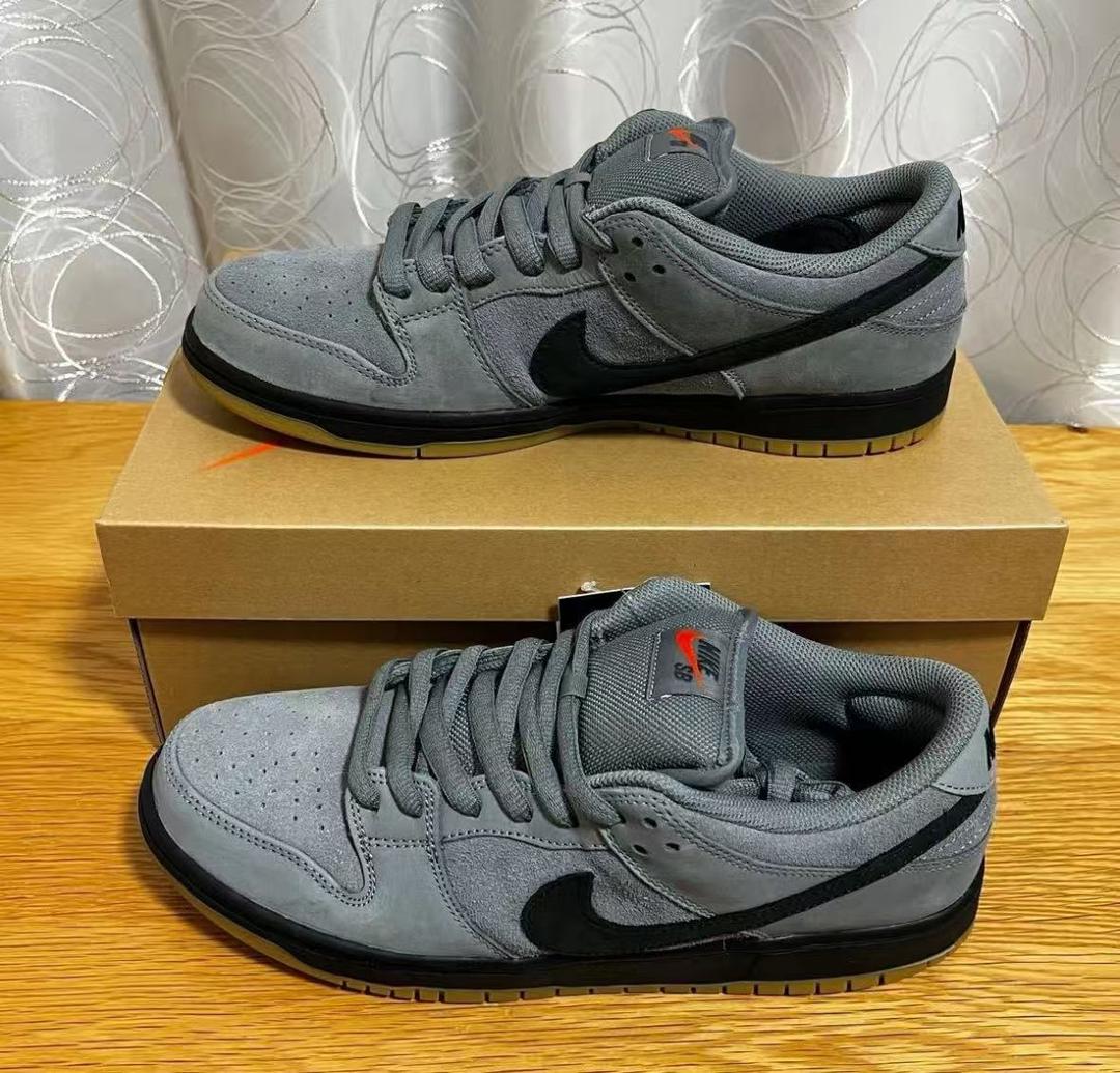 靴 Nike SB Dunk Low ISO Cool GreyBlack