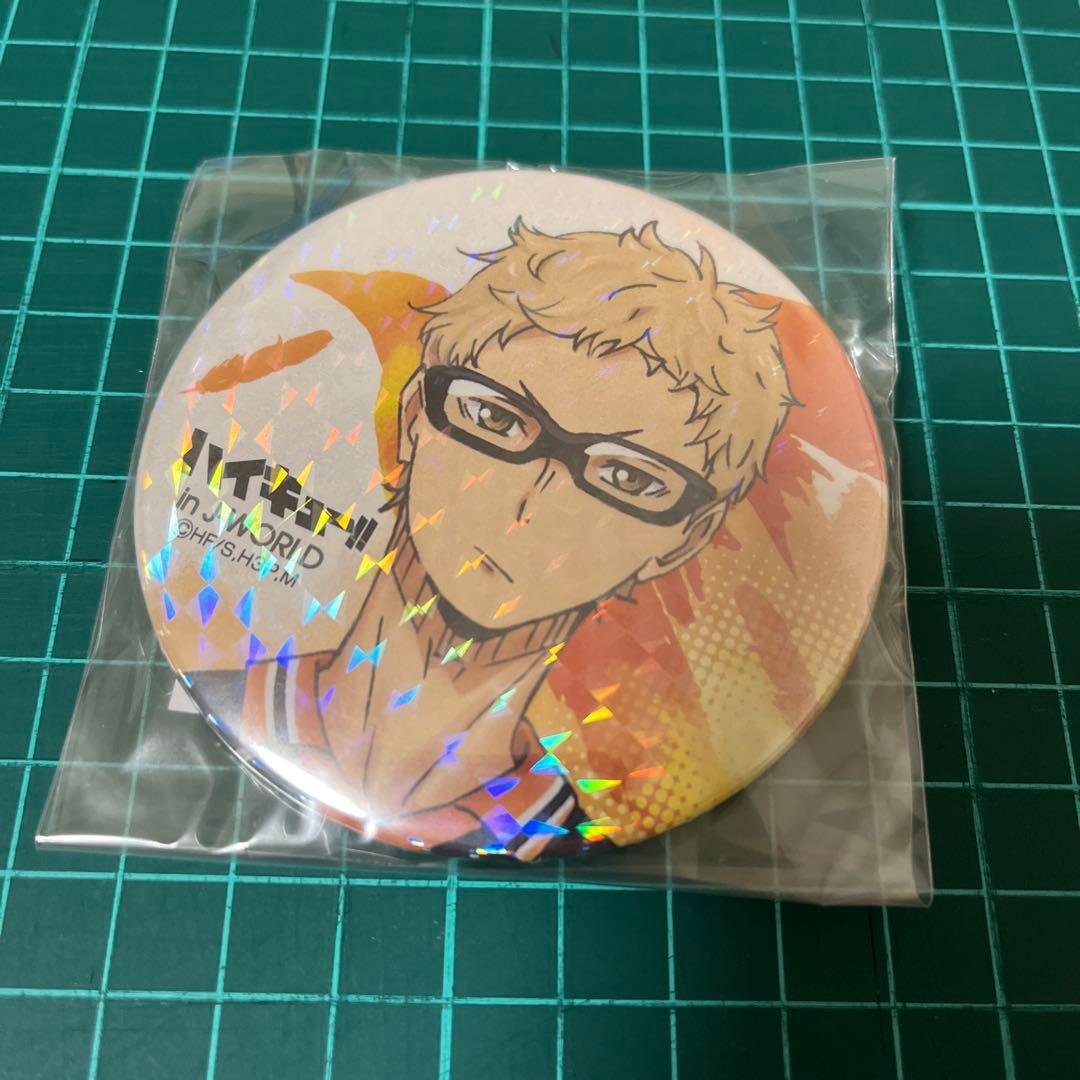 ハイキュー　J-World TOKYO 宮城フェス　ホログラム缶バッジ　月島 ハイキュー J-World TOKYO 宮城フェス ホログラム缶バッジ 月島