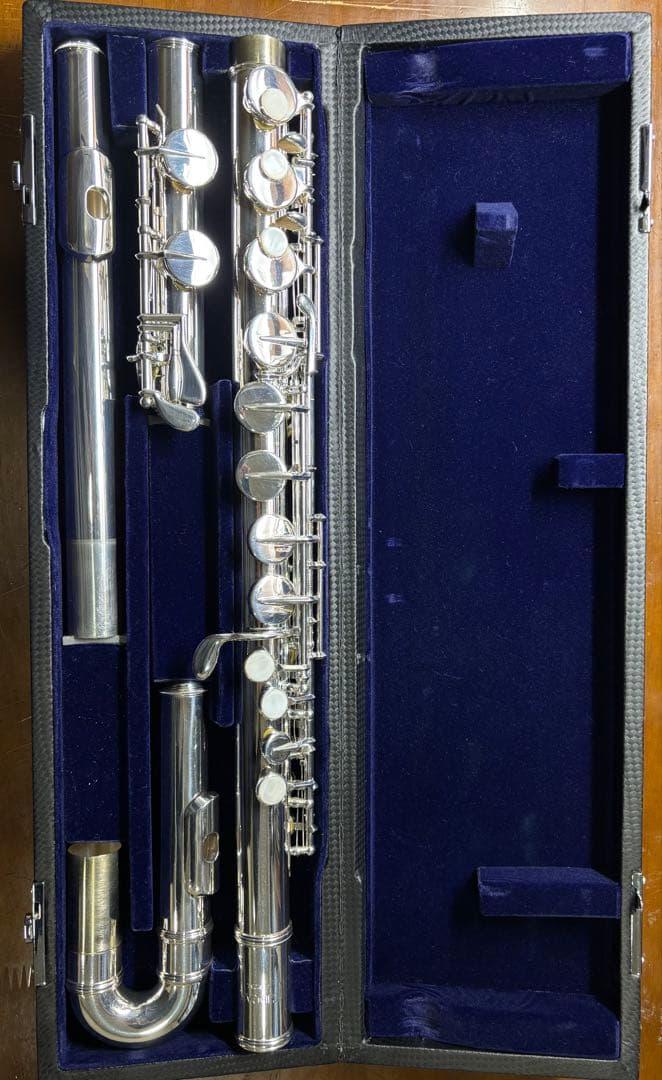 頭部菅銀製アルトフルート Altus A10ROFFSET フルート 頭部管管体銀製 オフセット リングキィ