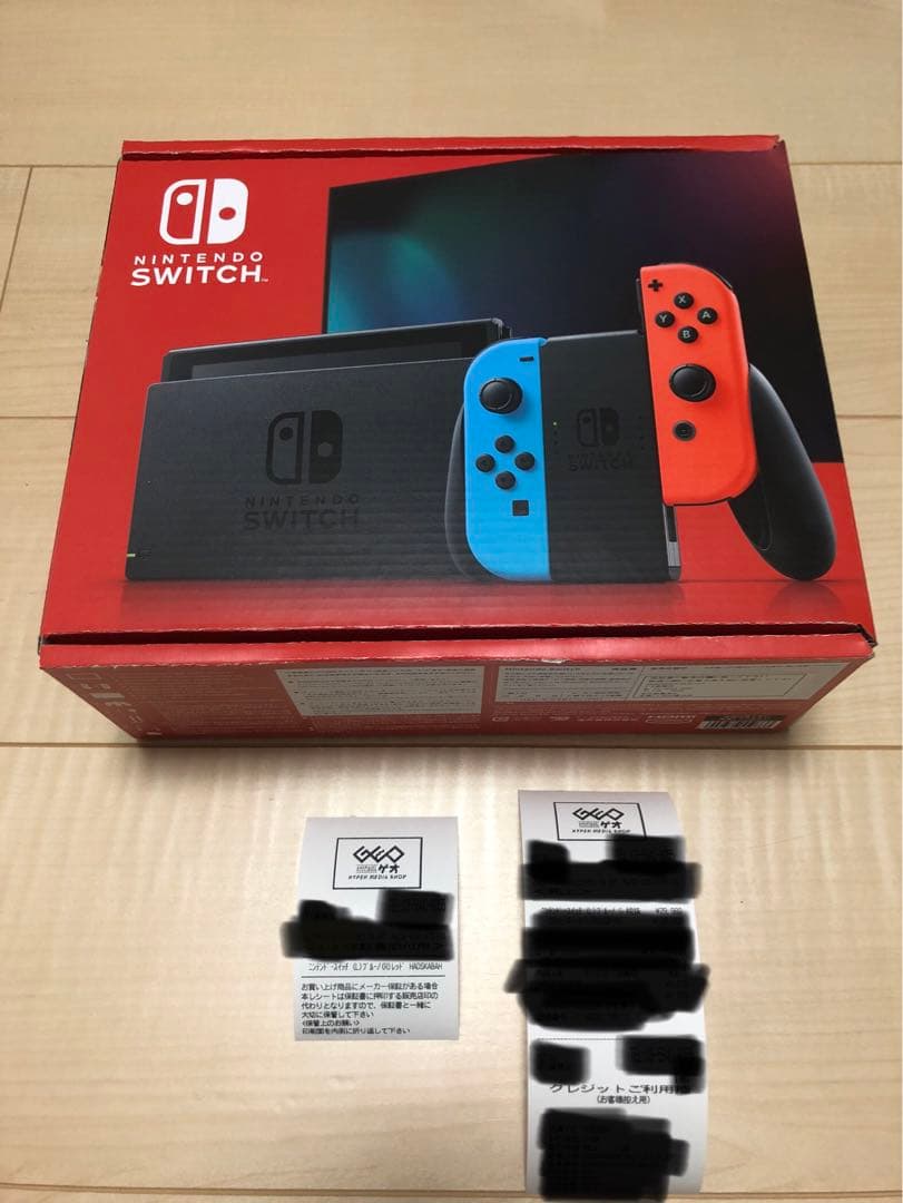 【新品】Nintendo Switch 本体　HAD-S-KABAH 保証書あり 楽天市場】【送料無料】任天堂 Nintendo Switch [ネオンブルー/ネオン