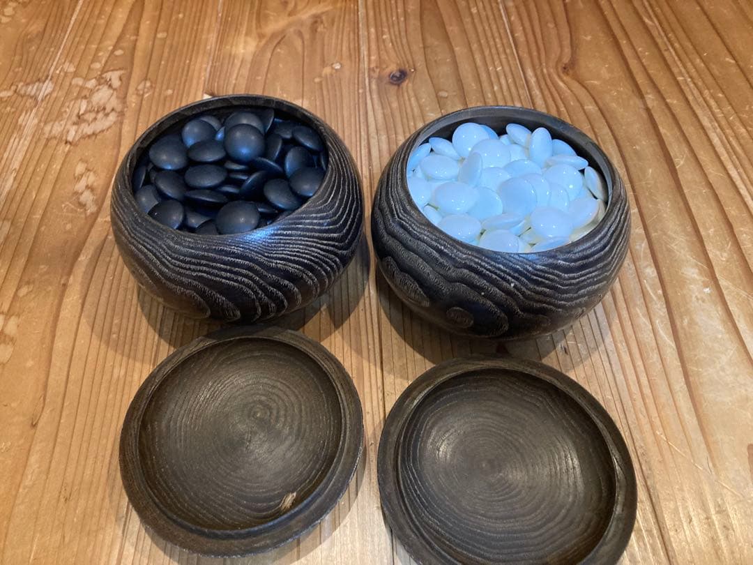 碁石 蛤碁石・那智黒石 セット （直径約22mm） - メルカリ