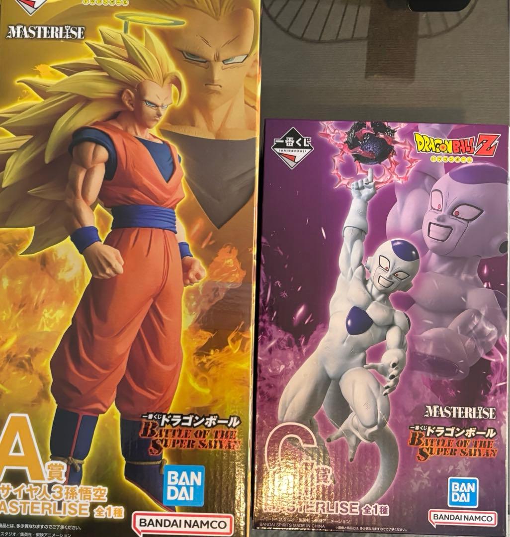 補償付配送未開封ドラゴンボール一番くじA賞超サイヤ人3孫悟空C賞フリーザセット