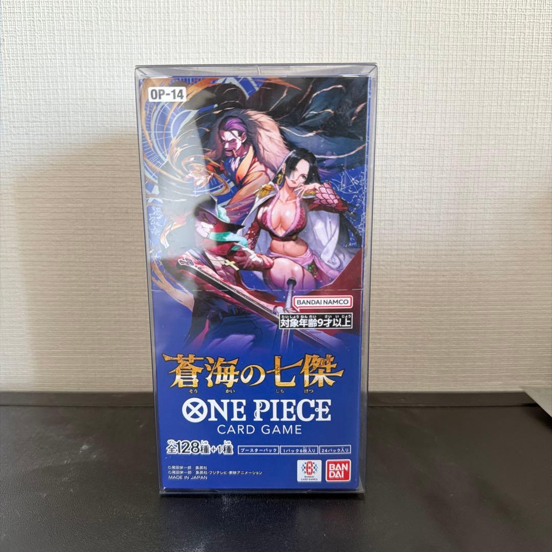 ワンピースカードゲーム 蒼海の七傑 未開封 テープ付き1BOX - メルカリ