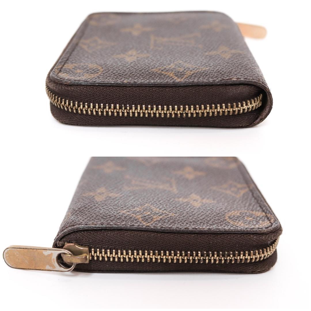 ルイヴィトン モノグラム ジッピーコインパース コインケース 茶 23B