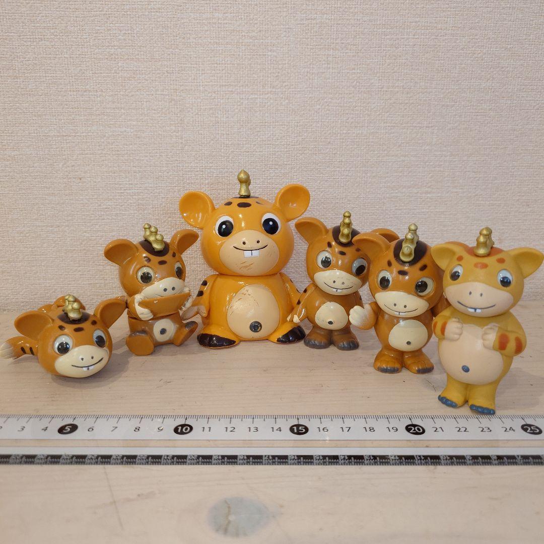 快獣ブースカ 小型ソフビ・フィギュア 6個セット