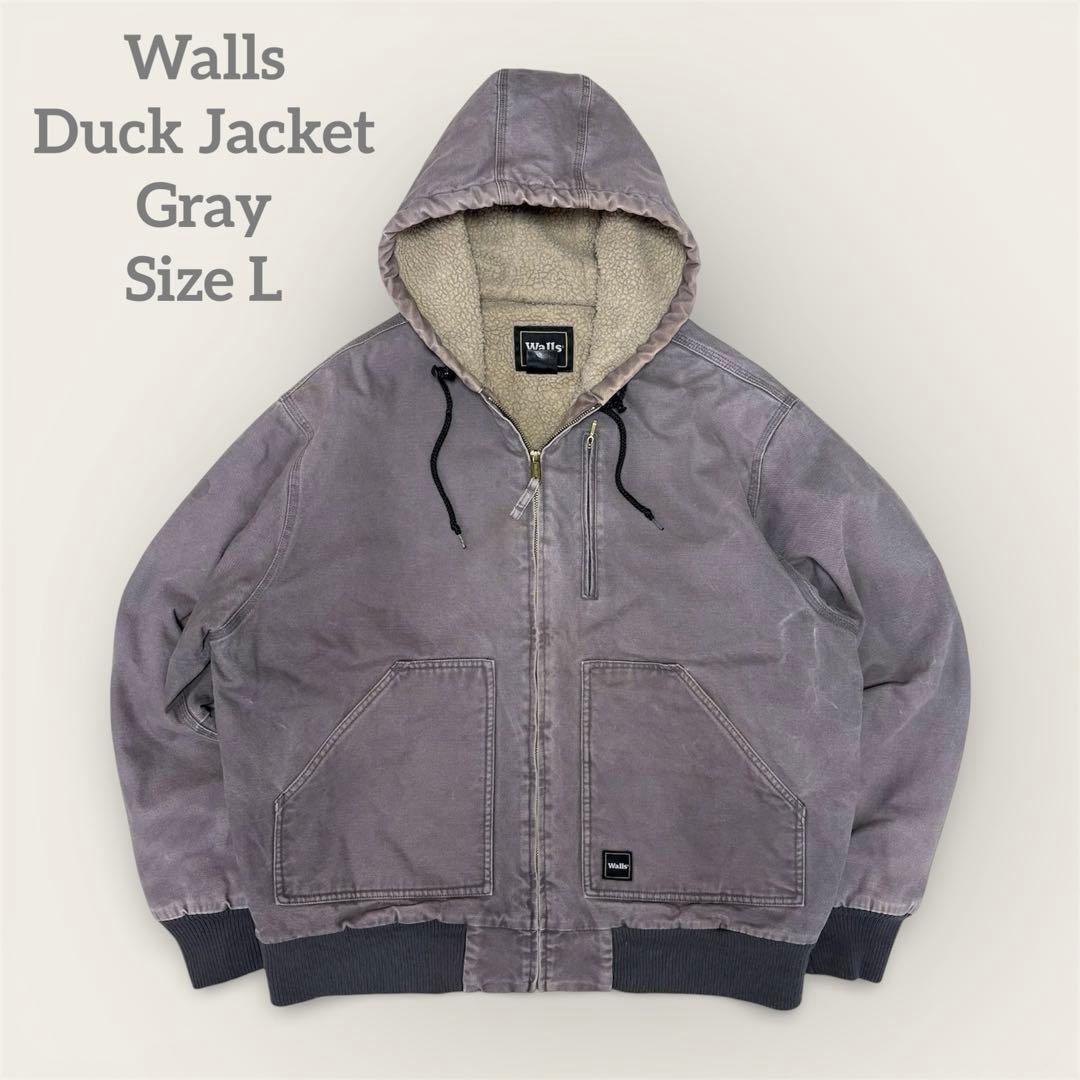 【GAST】90s Wallsダック地アクティブジャケット グレー肉厚フェ