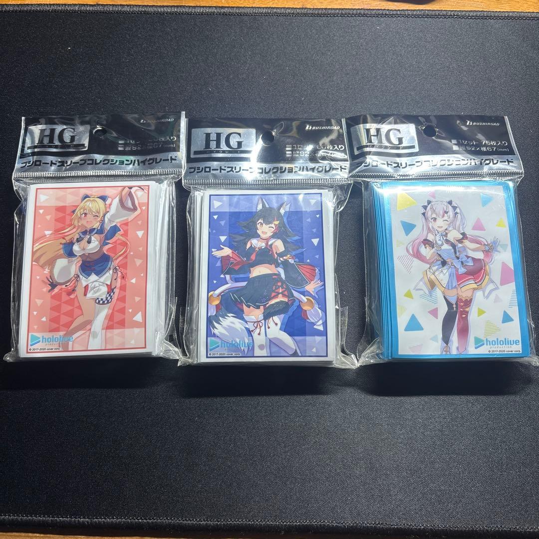 ホロライブスリーブ　不知火フレア　大神ミオ　百鬼あやめ スリーブ『百鬼あやめ1』60枚 販売ページ｜ホロライブカード通販｜高価