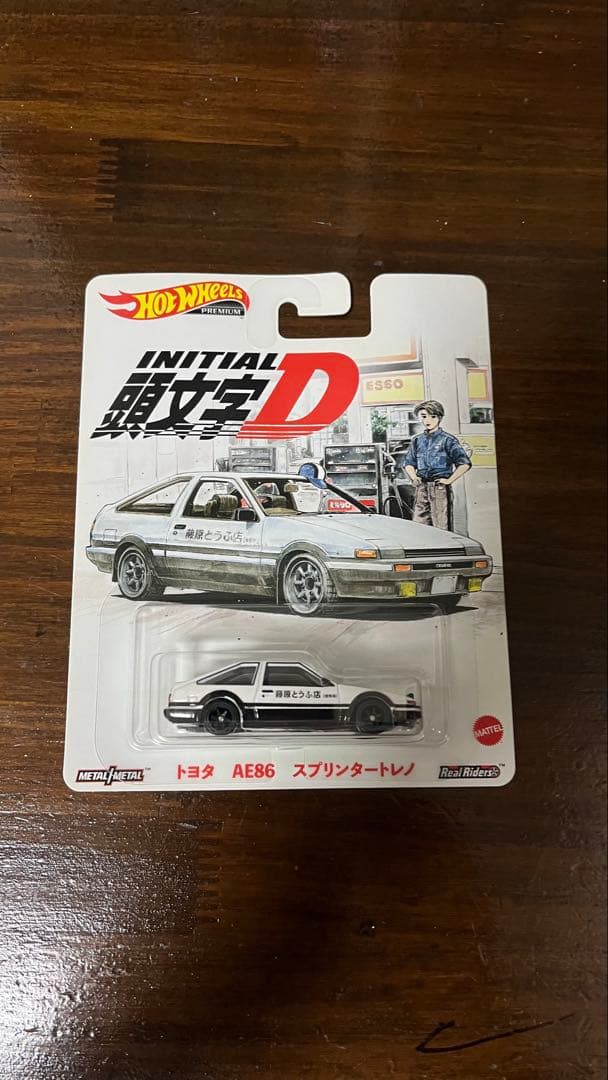 ホットウィール 頭文字D AE86 新装版 未開封 ホットウィール 頭文字D トヨタ AE86 スプリンタートレノ 新装