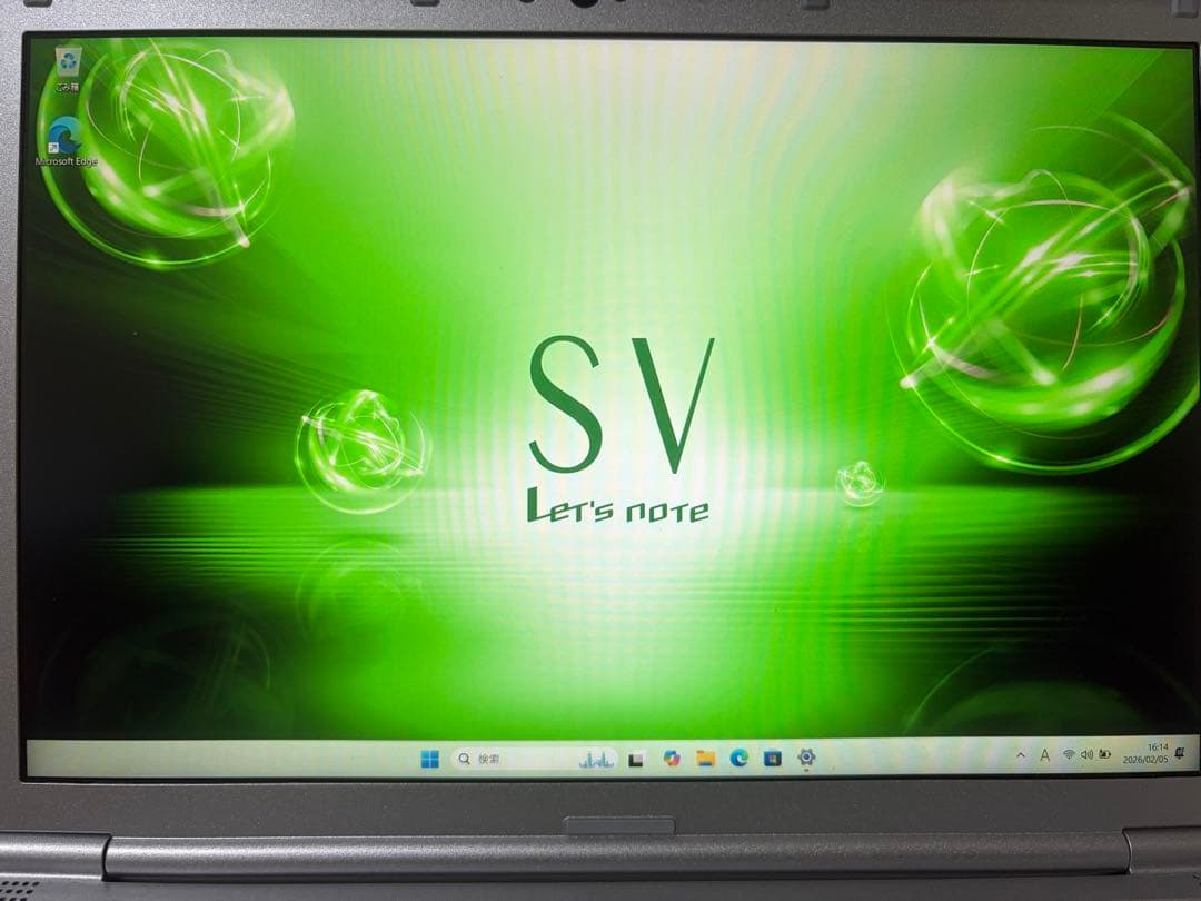パナソニックLet’snote CF−SV7RDCVS 11Pro初期化済み11