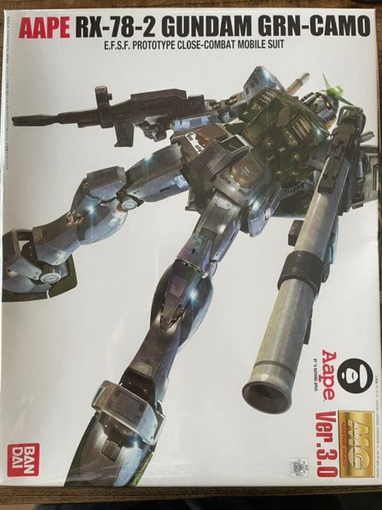 【希少・限定品】AAPE RX-78-2 GUNDUM GRN-CAMO