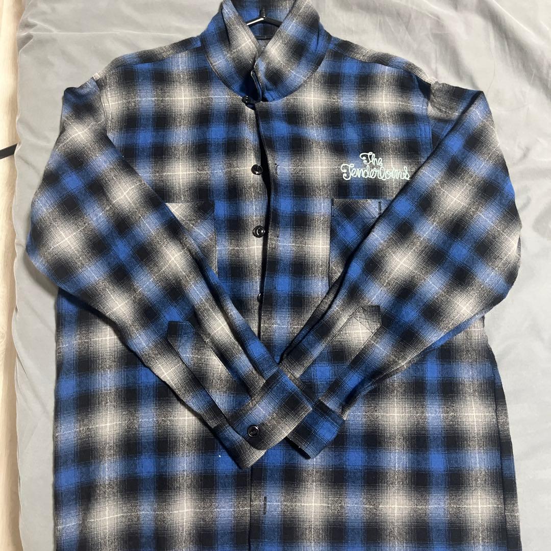 テンダーロイン T-WOOL SHTウール チェック シャツ キムタク着 S