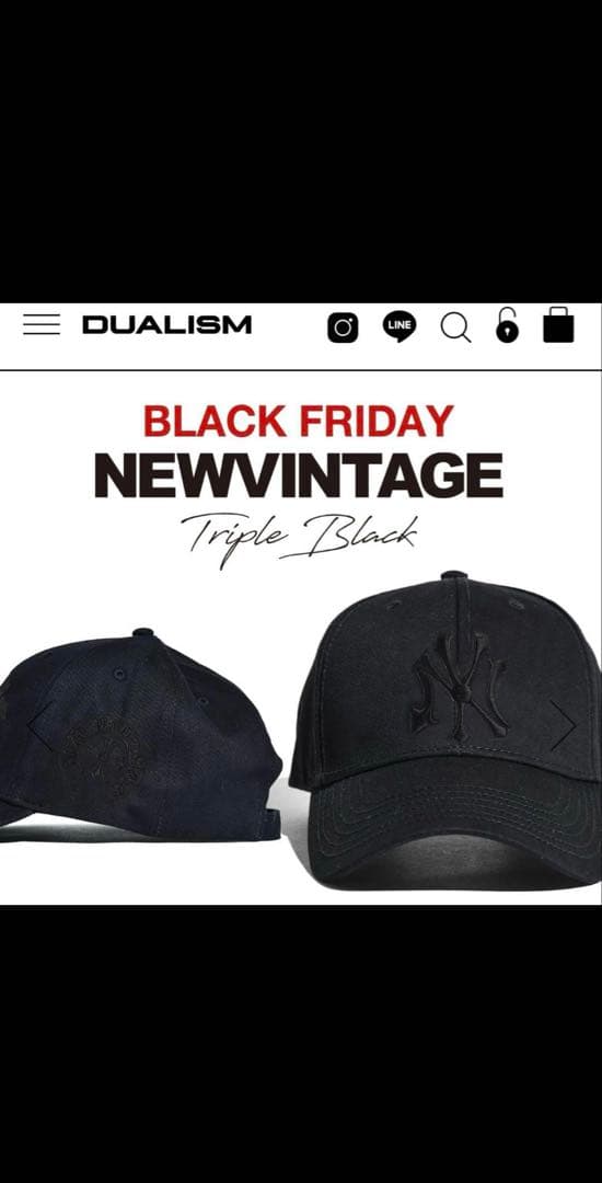 NEWVINTAGE CHROME YORK 6PANEL CAP 新年SALE