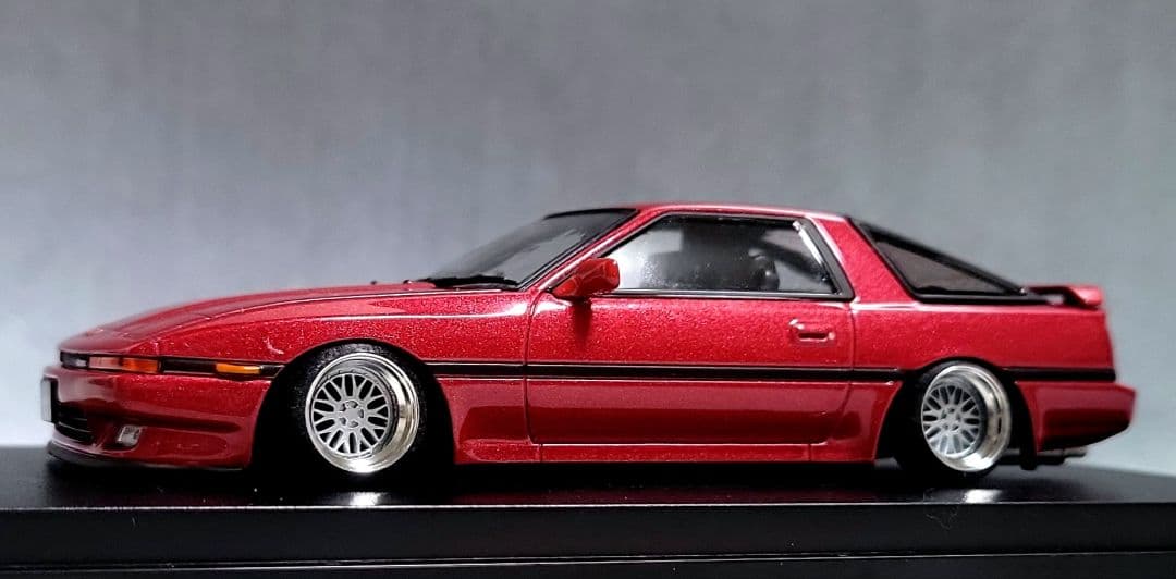 1/43　トヨタ　スープラ改　A70　BBS-LM　アルミ製　深リム　ハチマル