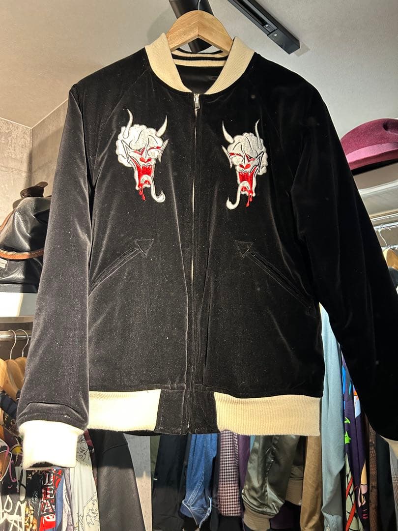 ワコマリア　ウルフズヘッド　リバーシブルスカジャン