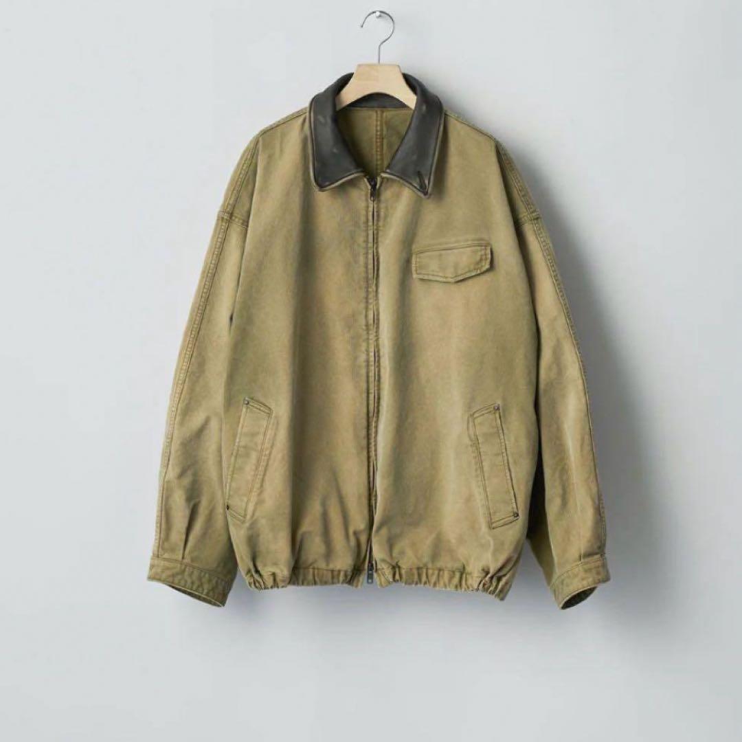 ssstein vintage zip jacket M 新品未使用 シュタイン ssstein(シュタイン)/COW LEATHER VINTAGE ZIP JACKET/BROWN -CONCRETE