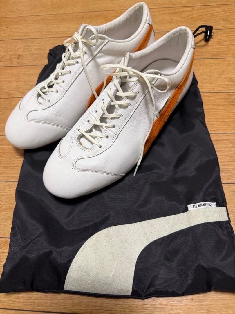 JIL SANDER x PUMA ホワイト オレンジ　スニーカー
