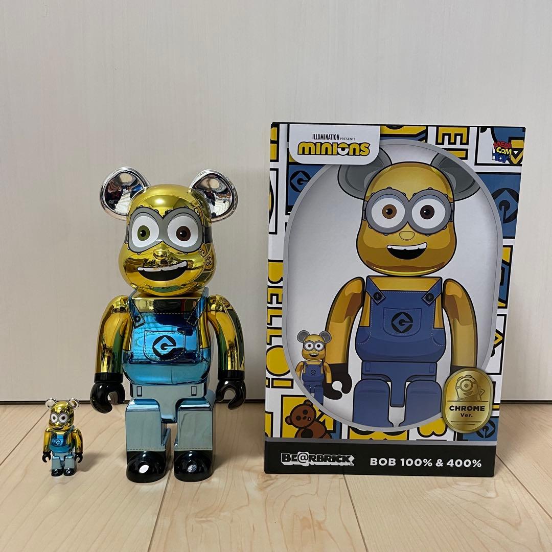 ベアブリック bear brick ミニオン ボブ　100% & 400%