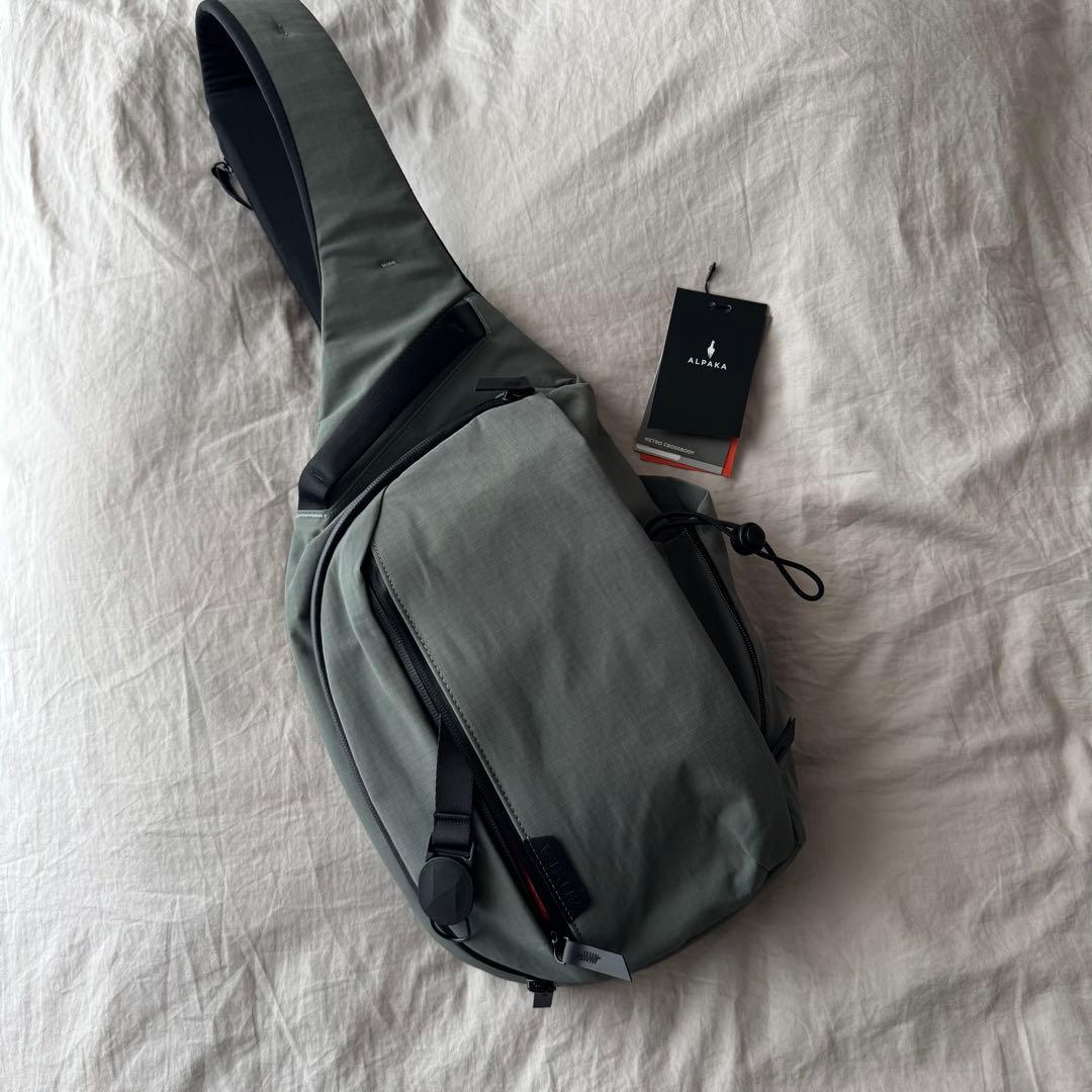 ALPAKA METROCROSSBODY GLAY 右肩掛け