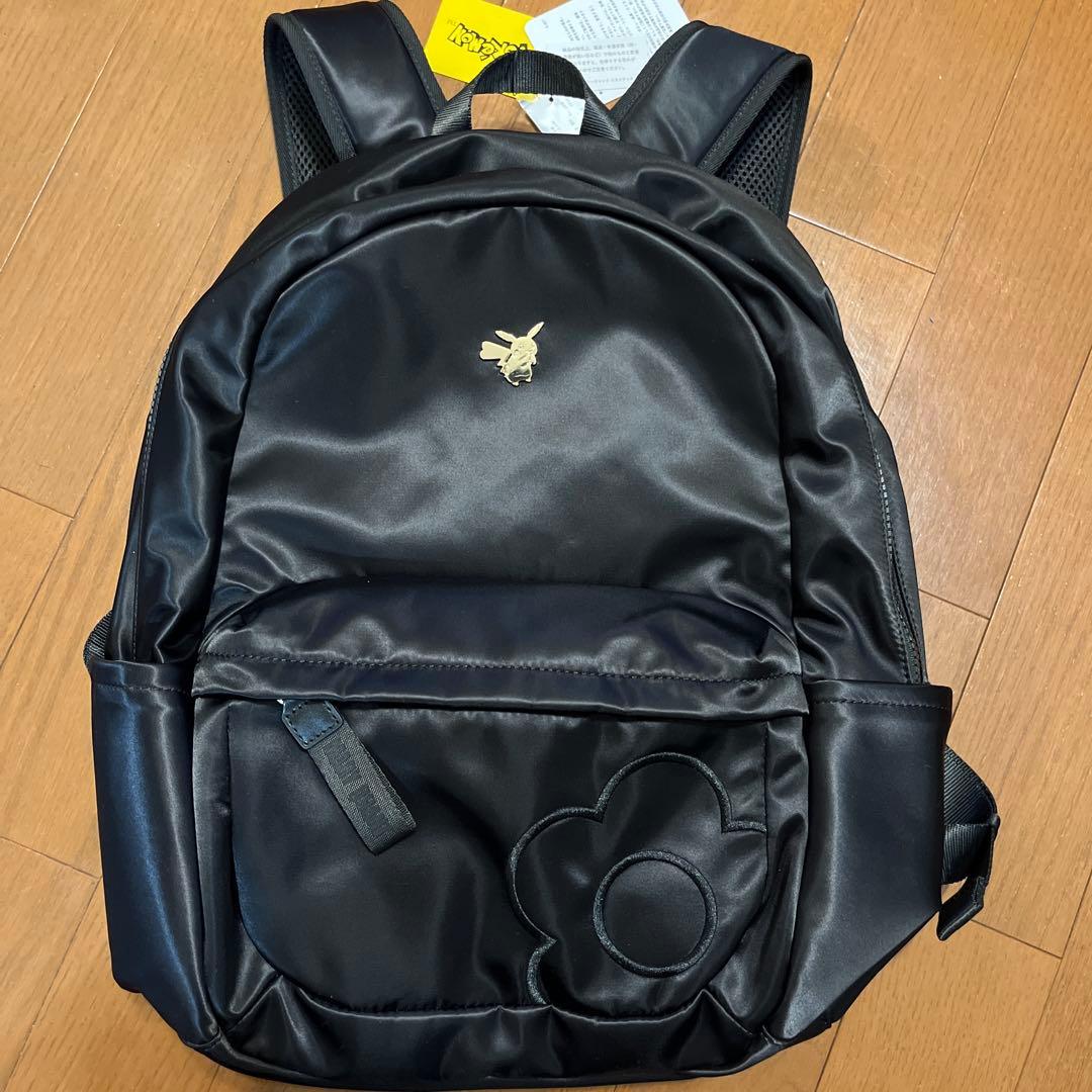 【新品未使用】 マリークヮント コラボ ピカチュウメタル リュック（ブラック）