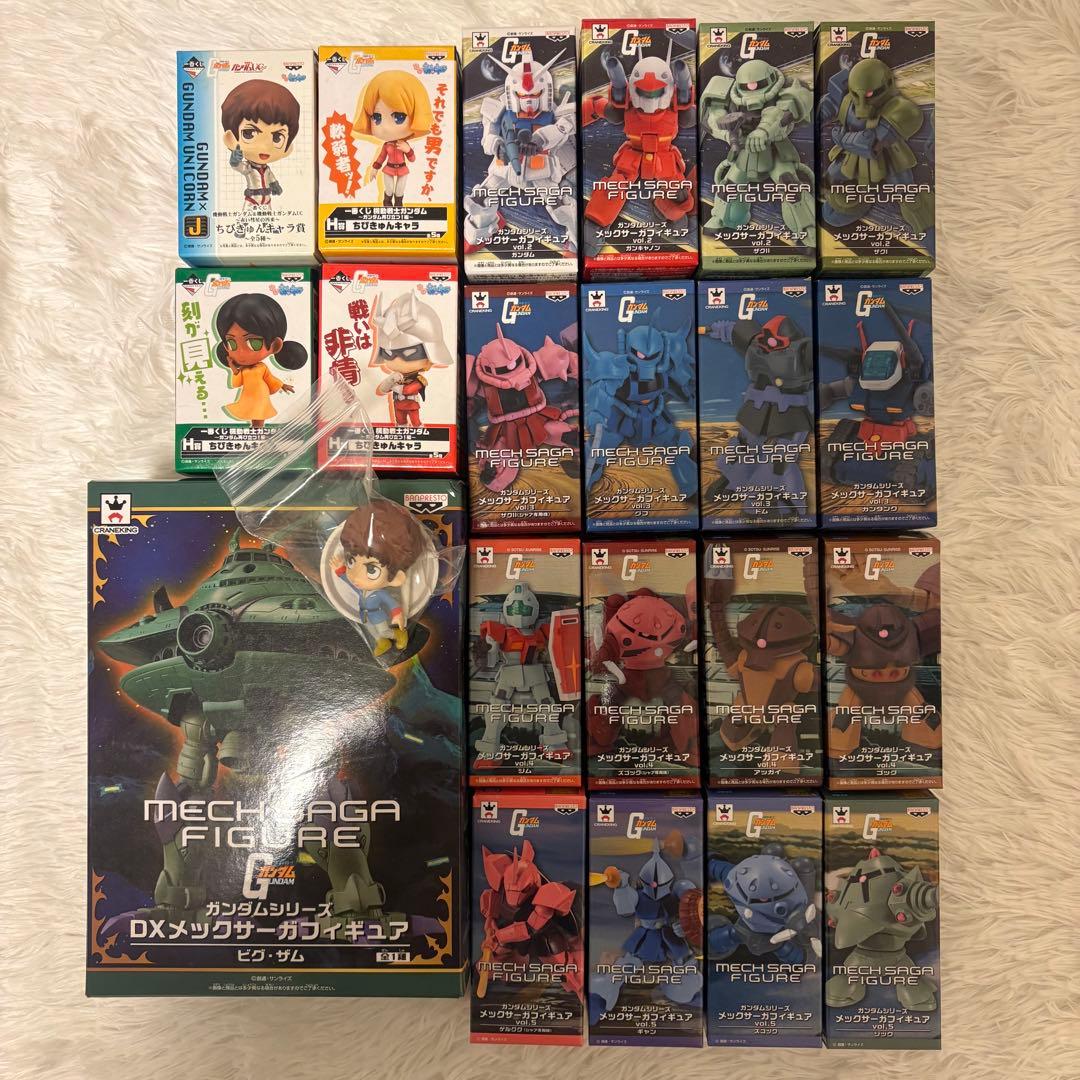 メックサーガフィギュア17体 ちびきゅんキャラ5体 全22体セット売り