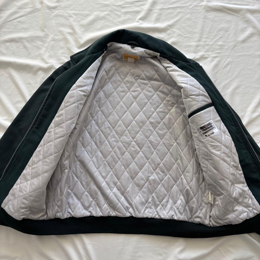 90's vintage 中綿ブルゾン 短丈 ダークグリーン アメカジ シティー