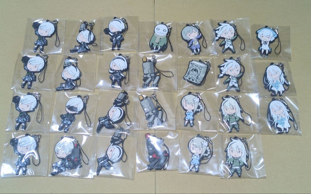 ニーアオートマタ ニーアレプリカント ラバーストラップ 27個セット