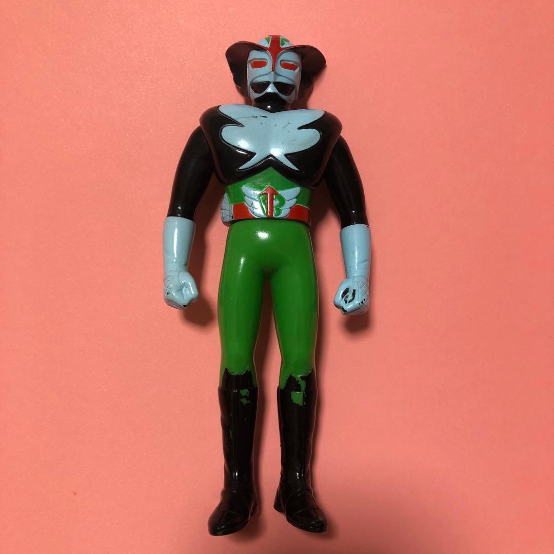 超人バロム1 ソフビ バンダイ 1990年 東映ヒーロー - メルカリ