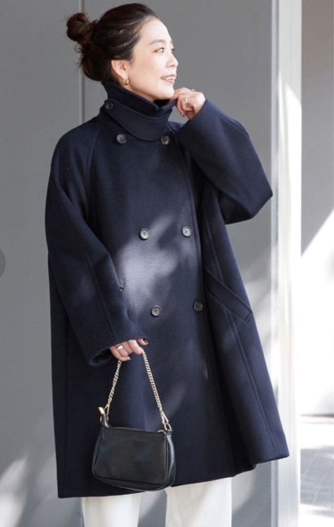 24AW B.C STOCK Wビーバーテントライントレンチコート