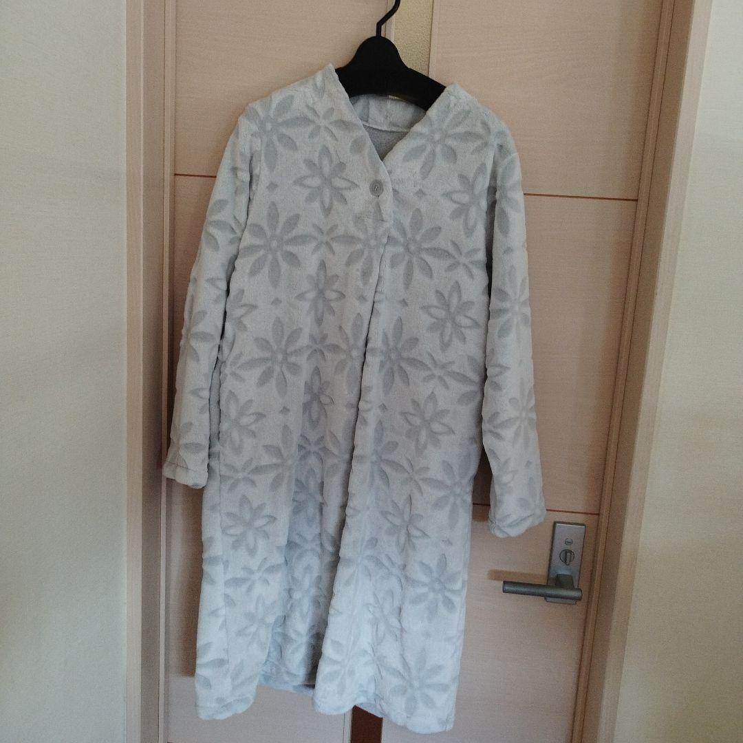 キッドブルー　長袖フリースパジャマ　ワンピース