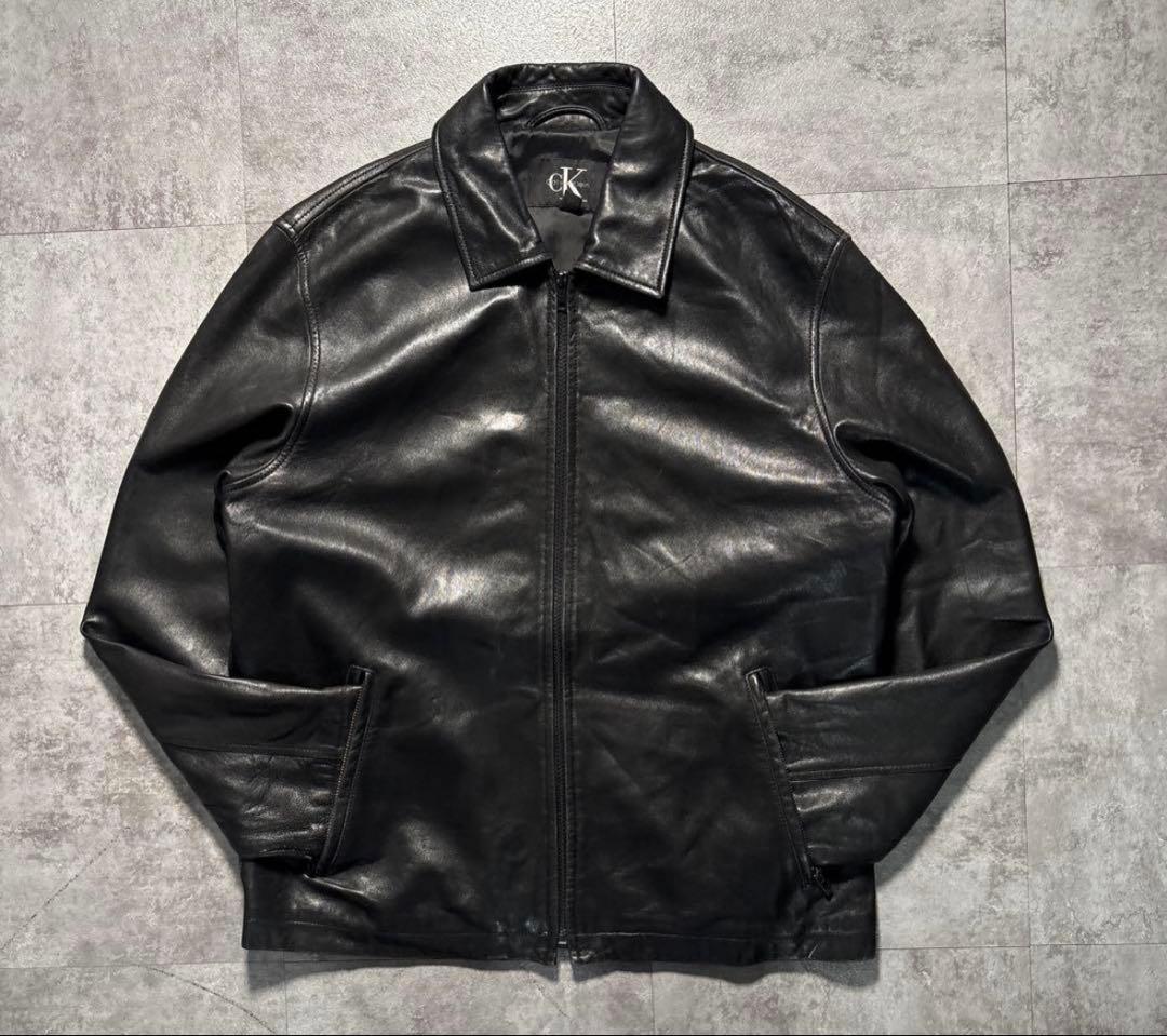 ジャケット・アウター 90s   short leather bomber jk