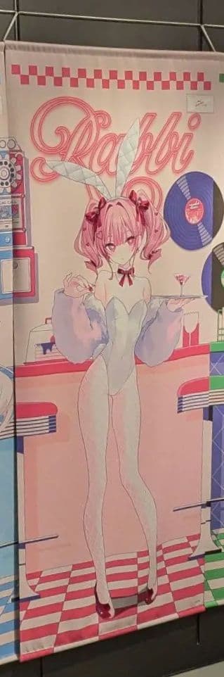 【未開封未使用】rurudoくじ　ビッグタペストリー　　A賞　ラビ