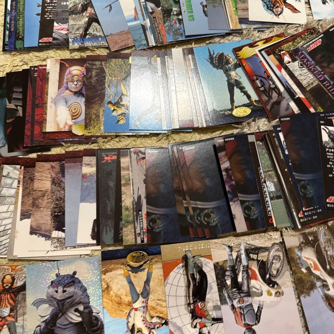 仮面ライダー アマダ トレーディングコレクション 600枚以上【5486