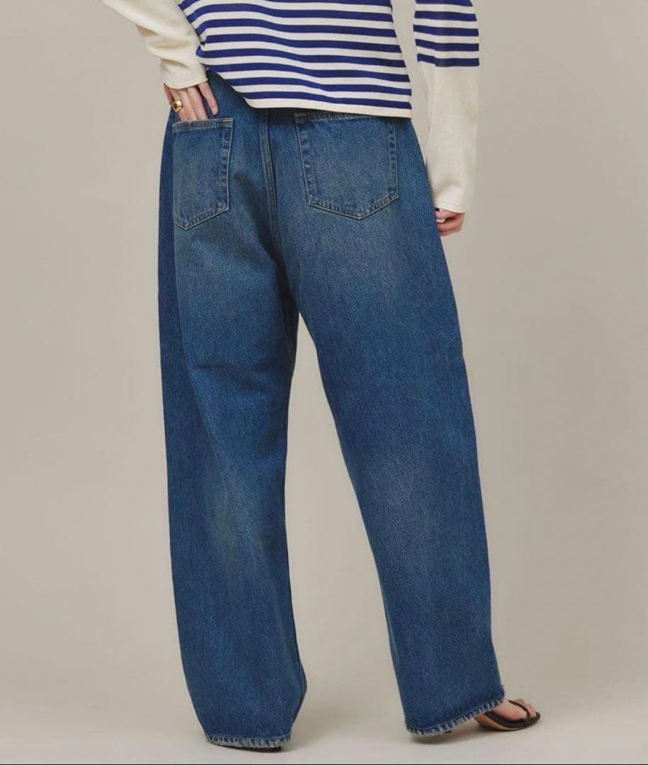 Curensology(カレンソロジー) ＜&RC＞ワイドルーズデニムパンツ34