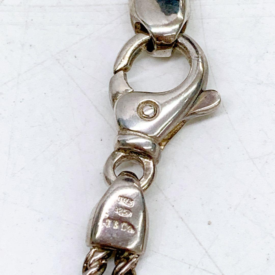 12A13 ティファニー TIFFANY ダブルロープ センターノットネックレス