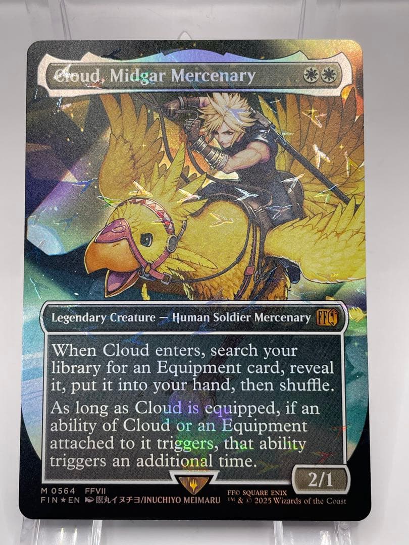 海外ホリデーイベント限定 mtg ミッドガルの傭兵、クラウド 英語foil FF ミッドガルの傭兵、クラウド MTG - Magic: The Gathering—FINAL